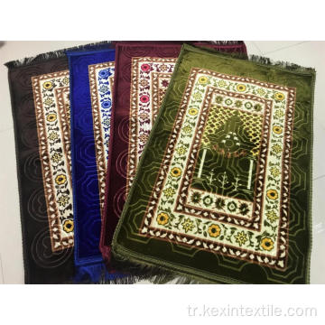 % 100 polyester kaliteli baskılı vizon islam kilim